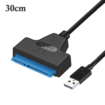 Кабель USB SATA 3 Кабели-Переходники Sata К USB 3.0 До 6 Гбит/с Поддержка 2,5-Дюймового Внешнего SSD HDD Жесткого диска 22 Pin Sata III для ПК