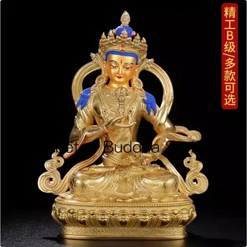 изделия из чистой меди с позолотой в тибетском стиле длиной 21 см, статуя Будды Ваджрасаттвы, украшения