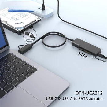 USB3.0 Type C к кабелю-адаптеру 5 Гбит/с Высокоскоростная передача данных 5 Гбит/ с Прямая поставка