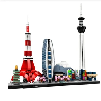 Tokyo Skyline Сувенирный Набор Строительных Блоков LED Light Kit для It fot 2024 Детские Рождественские Подарки На День Рождения